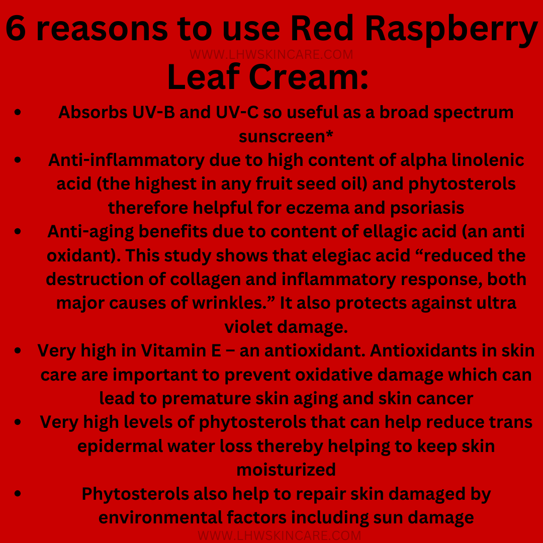 Red Raspberry Leaf Cream & Soap
