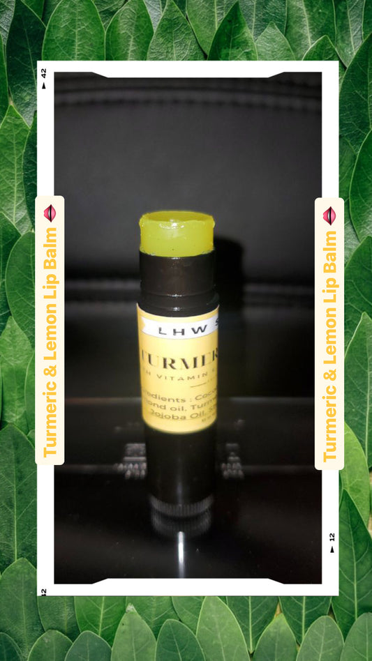 Turmeric & Lemon Lip Balm (for Dark Lips)