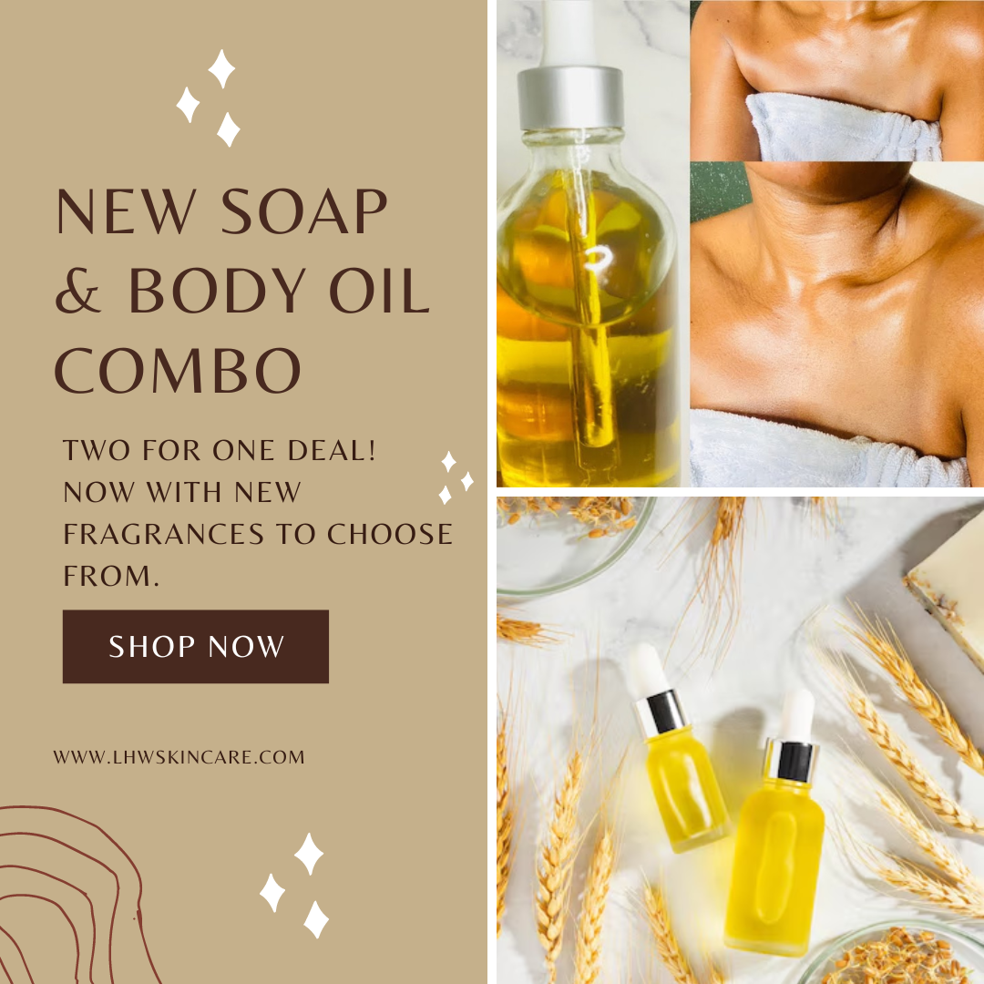 NEW SOAP & BODY OIL COMBO