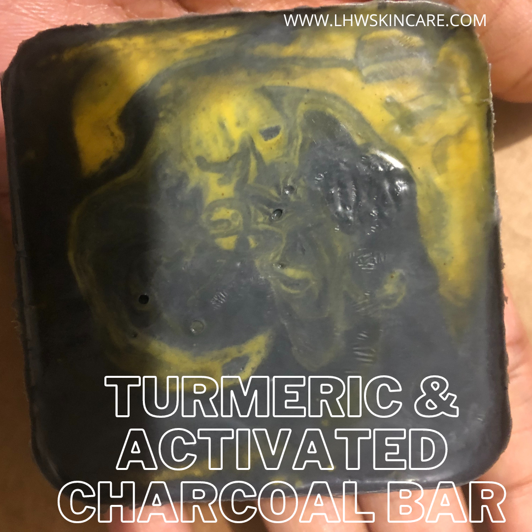 Turmeric & activated charcoal soap