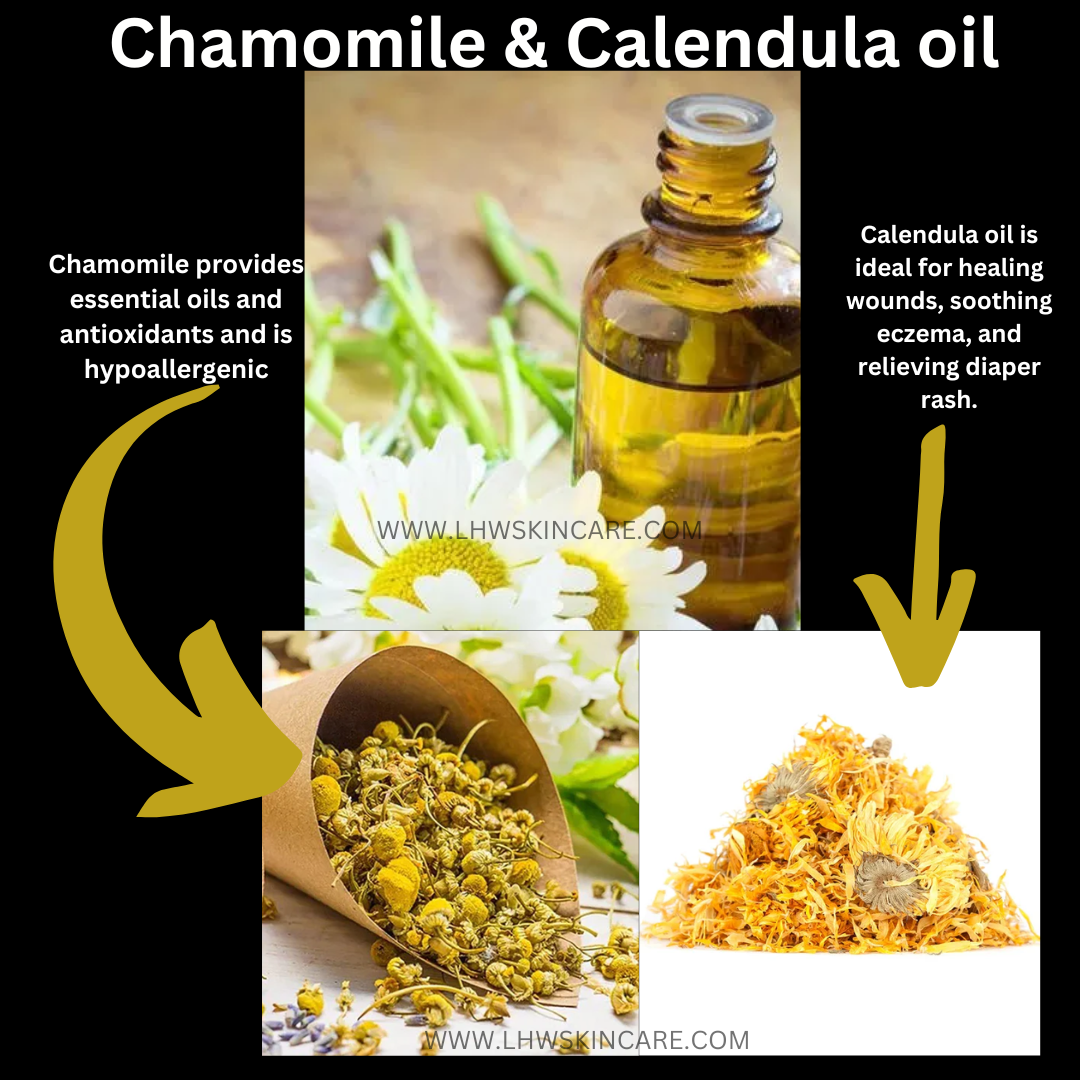 Chamomile & Honey Bar and Chamomile & Calendula Body Oil