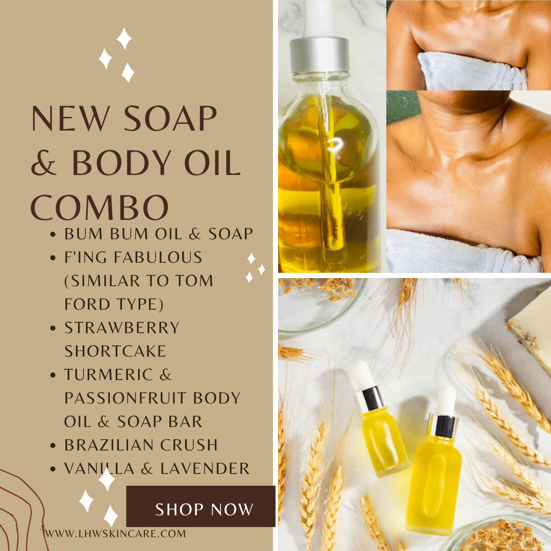 NEW SOAP & BODY OIL COMBO