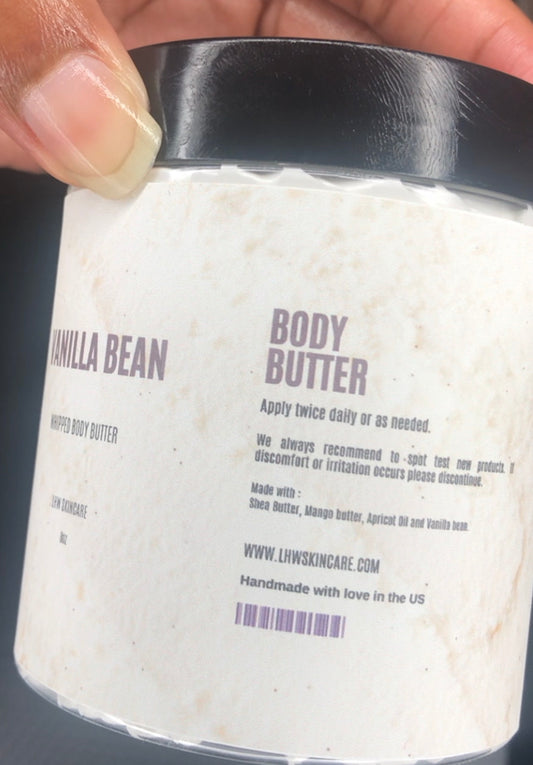 Vanilla Bean Body Butter 8oz