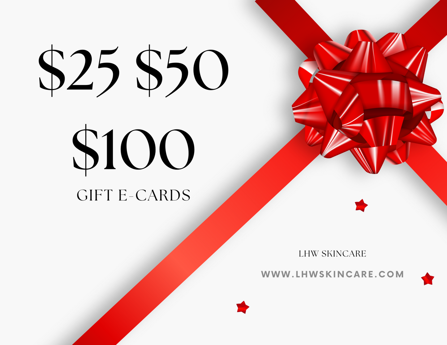 Gift cards -  Show someone you Care.