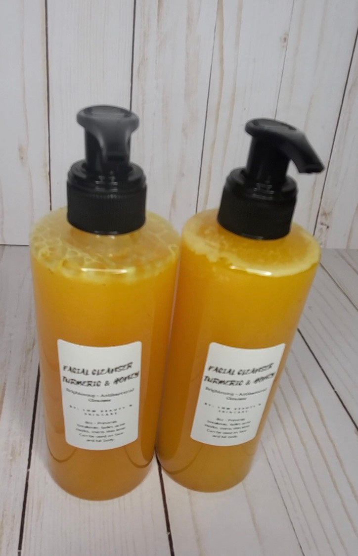 Turmeric & Honey Facial Cleanser (8oz)