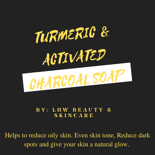 Turmeric & activated charcoal soap
